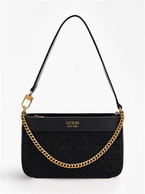 guess tasche flechtoptik